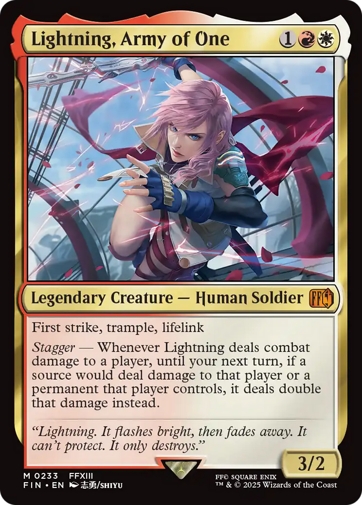 Lightning, Army of One [FINAL FANTASY] | I Want That Stuff Brandon