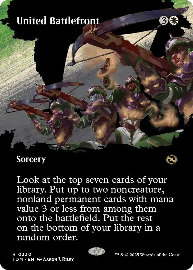 United Battlefront (Borderless) [Tarkir: Dragonstorm] | I Want That Stuff Brandon
