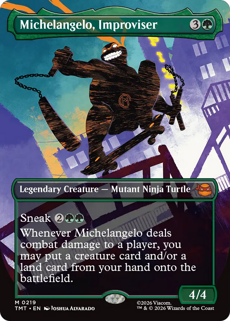 Michelangelo, Improviser (Borderless) [Teenage Mutant Ninja Turtles] | I Want That Stuff Brandon