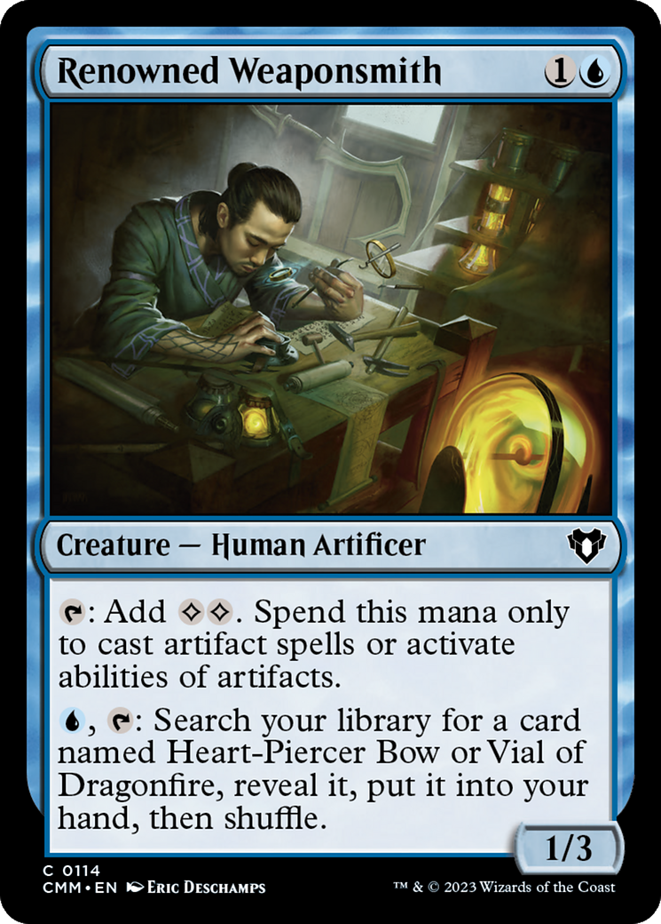 Renowned Weaponsmith [Commander Masters] | I Want That Stuff Brandon