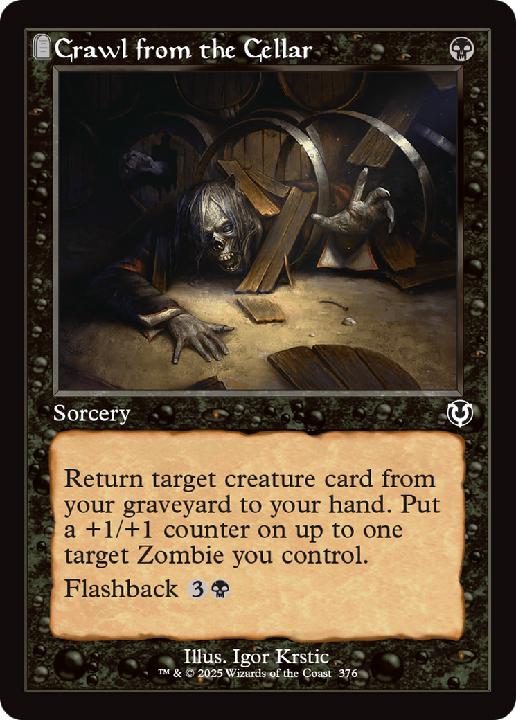 Crawl from the Cellar (Retro Frame) [Innistrad Remastered] | I Want That Stuff Brandon