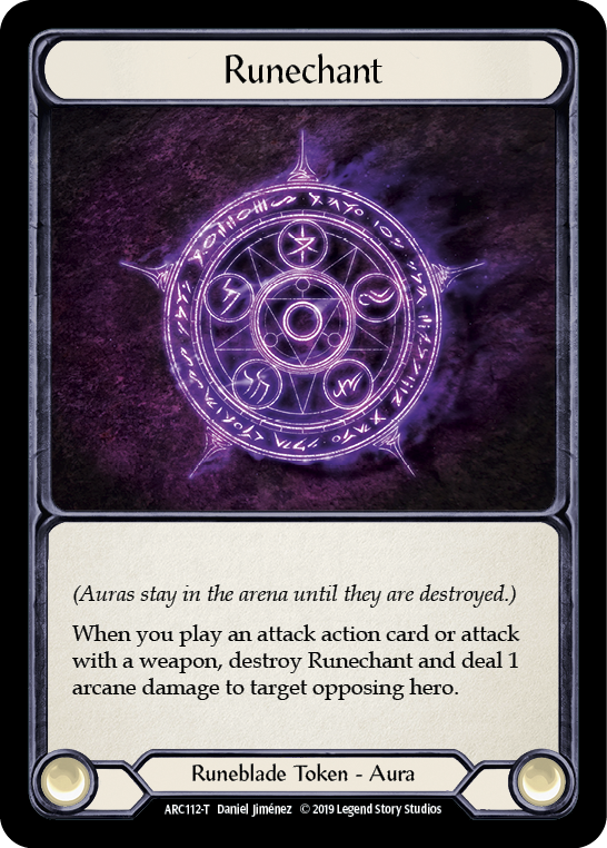 Runechant // Crucible of Aetherweave [ARC112-T // ARC115-T] (Arcane Rising)  1st Edition Normal | I Want That Stuff Brandon