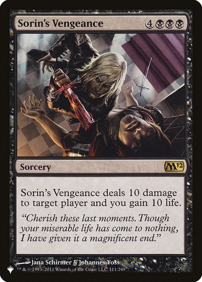 Sorin's Vengeance [The List] | I Want That Stuff Brandon