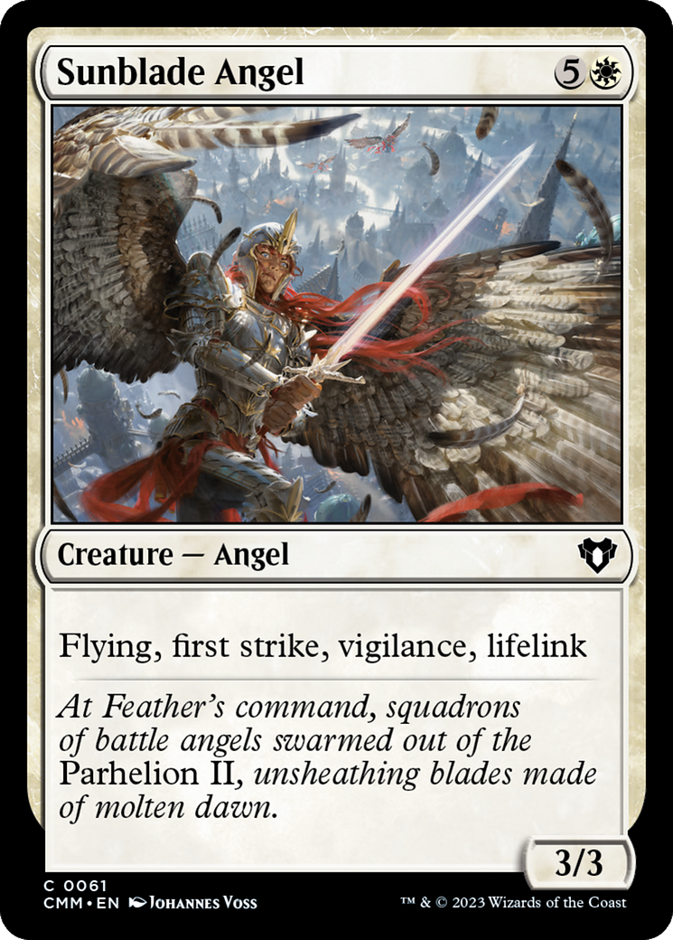 Sunblade Angel [Commander Masters] | I Want That Stuff Brandon