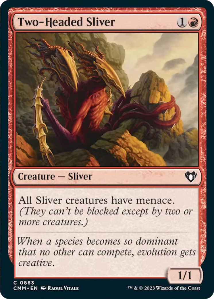 Two-Headed Sliver [Commander Masters] | I Want That Stuff Brandon