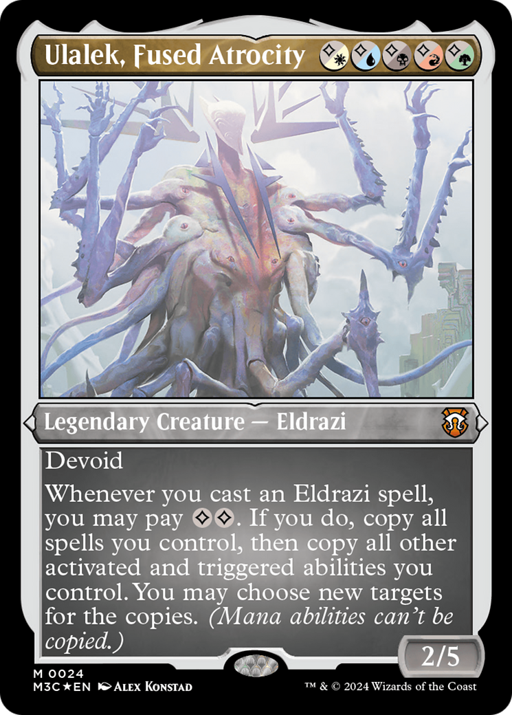 Ulalek, Fused Atrocity (Foil Etched) [Modern Horizons 3 Commander] | I Want That Stuff Brandon