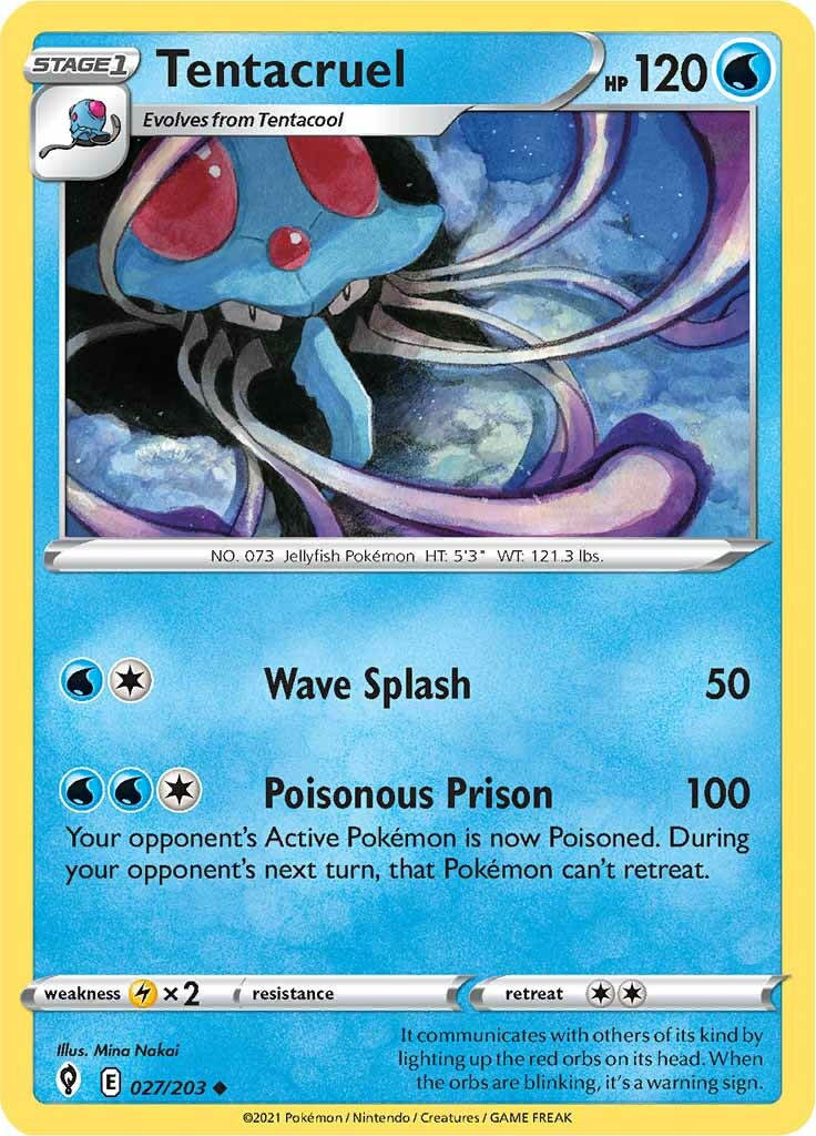 Tentacruel (027/203) [Sword & Shield: Evolving Skies] | I Want That Stuff Brandon