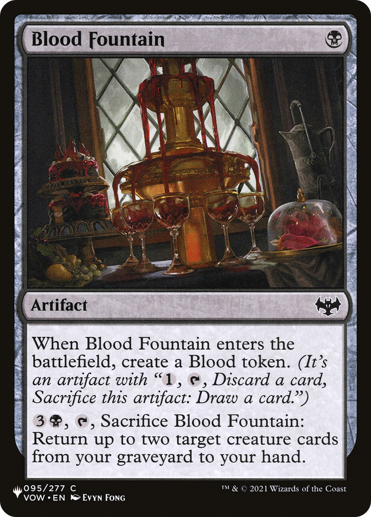 Blood Fountain [The List Reprints] | I Want That Stuff Brandon