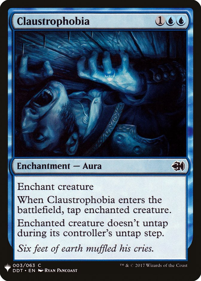 Claustrophobia [Mystery Booster] | I Want That Stuff Brandon