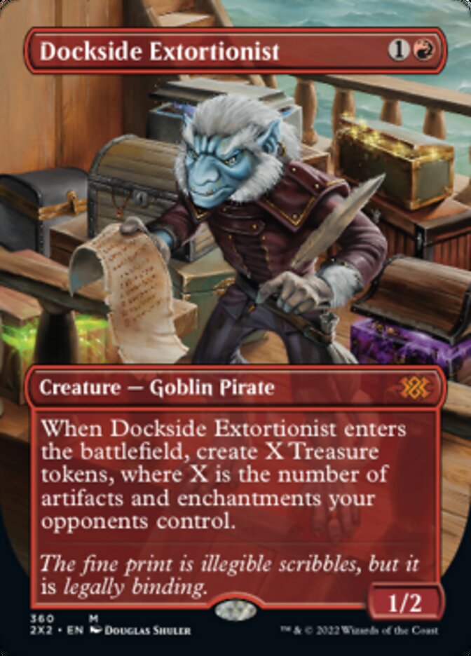 Dockside Extortionist (Borderless Alternate Art) [Double Masters 2022] | I Want That Stuff Brandon