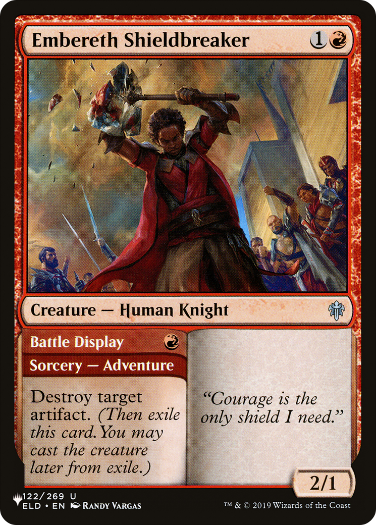 Embereth Shieldbreaker [The List] | I Want That Stuff Brandon