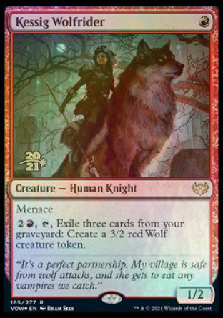 Kessig Wolfrider [Innistrad: Crimson Vow Prerelease Promos] | I Want That Stuff Brandon