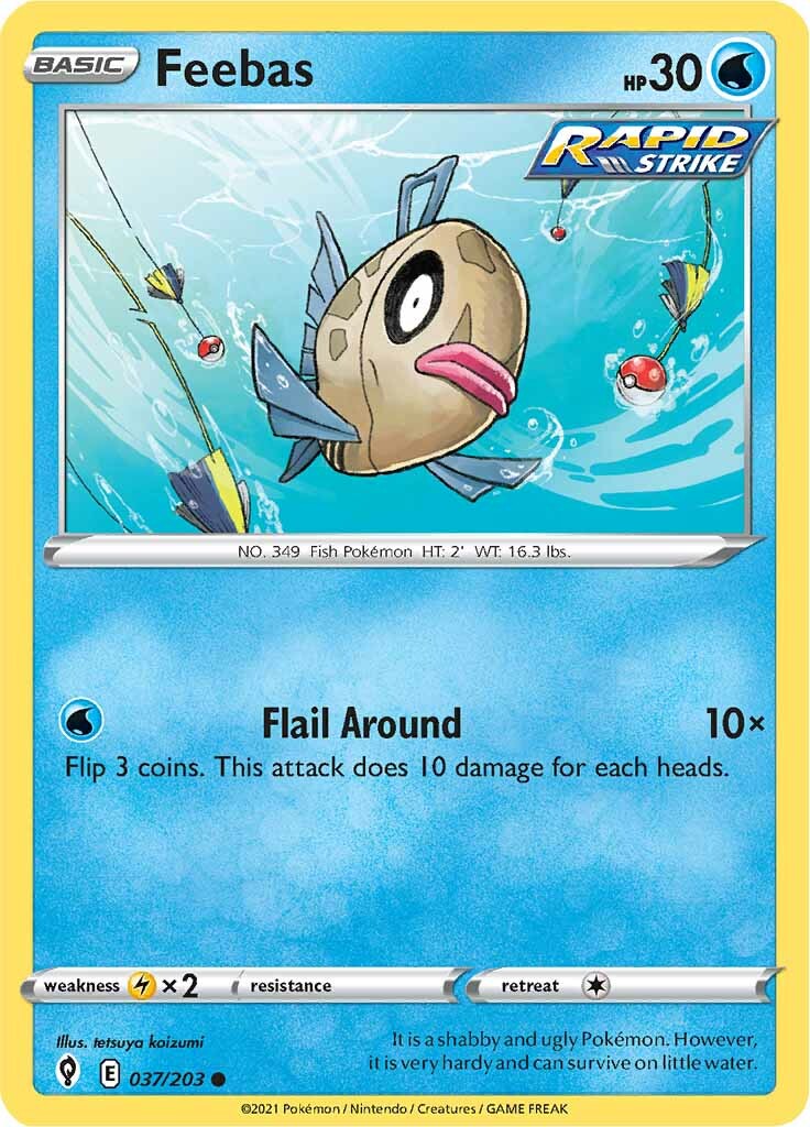 Feebas (037/203) [Sword & Shield: Evolving Skies] | I Want That Stuff Brandon