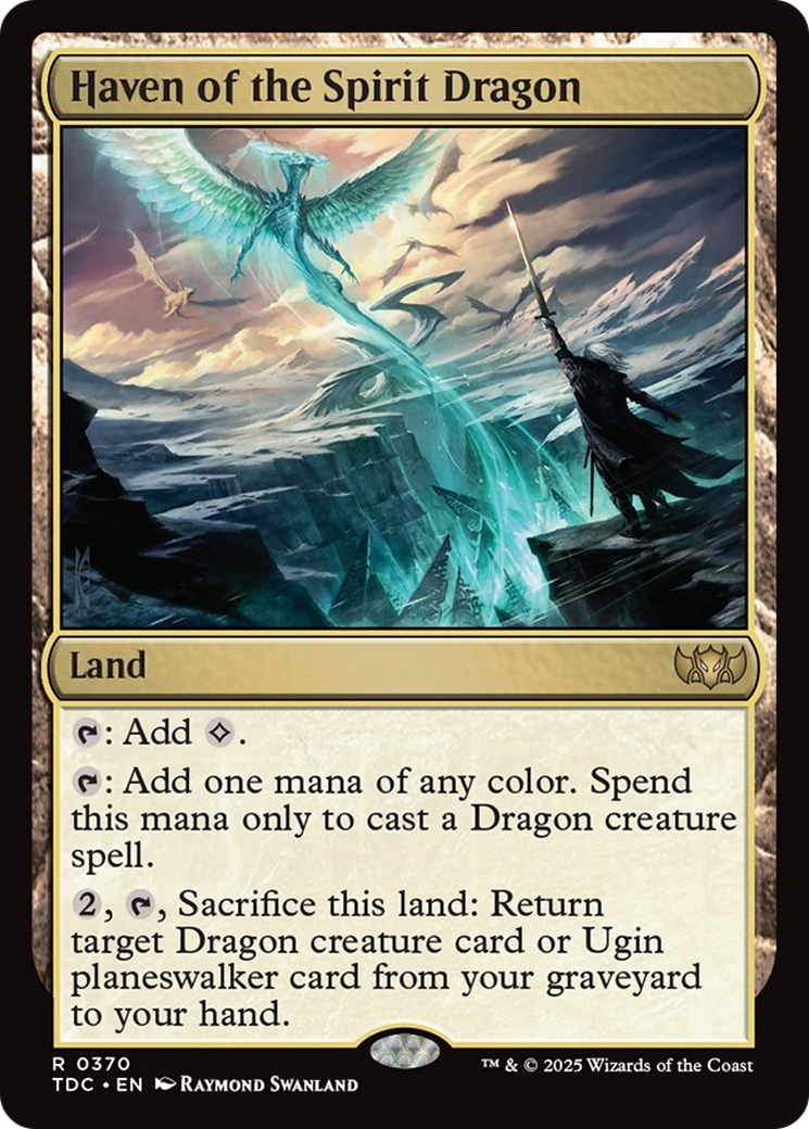 Haven of the Spirit Dragon [Tarkir: Dragonstorm Commander] | I Want That Stuff Brandon