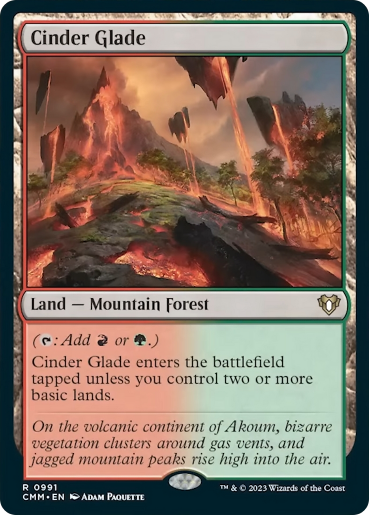 Cinder Glade [Commander Masters] | I Want That Stuff Brandon