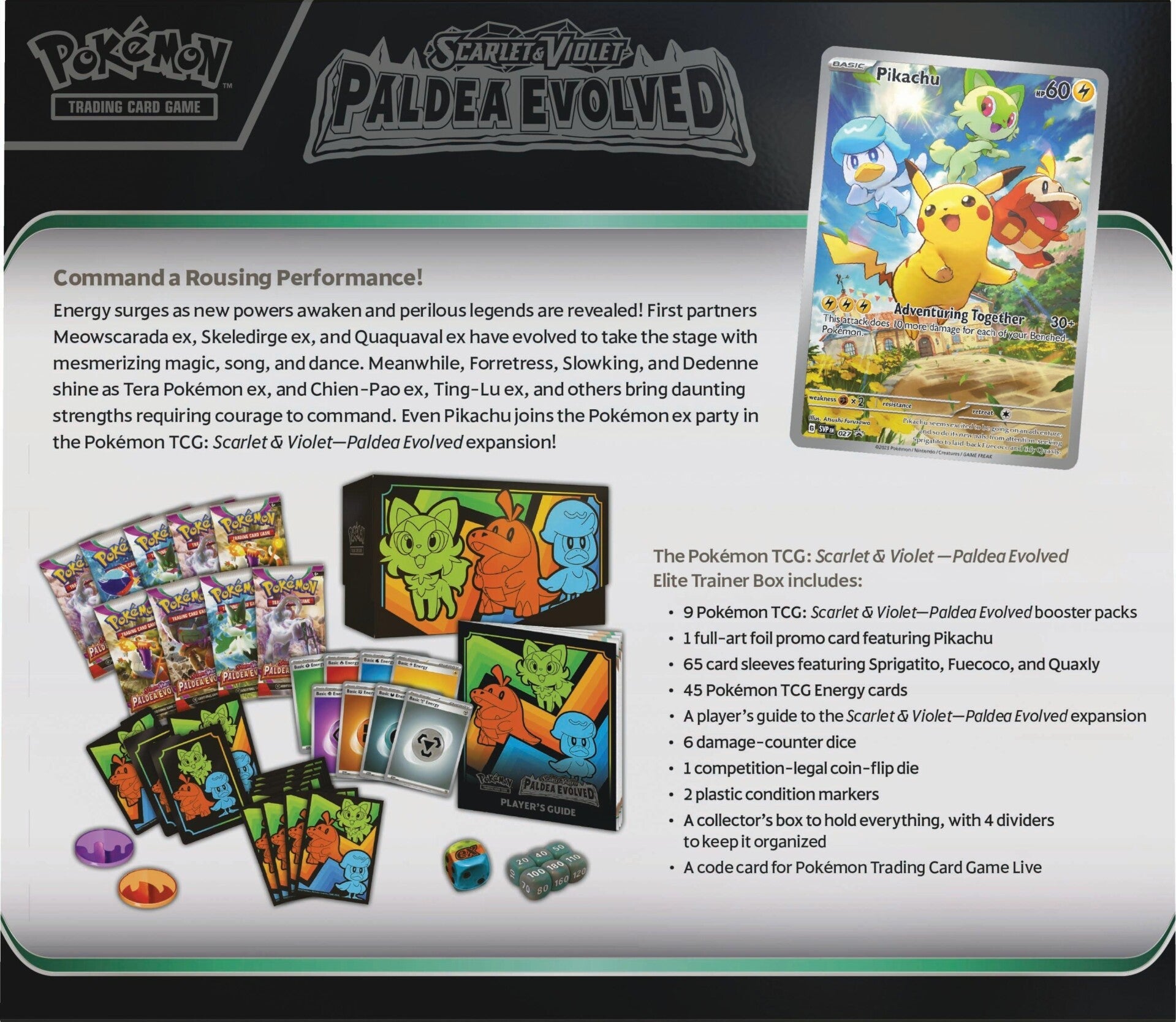 Scarlet & Violet: Paldea Evolved - Elite Trainer Box | I Want That Stuff Brandon