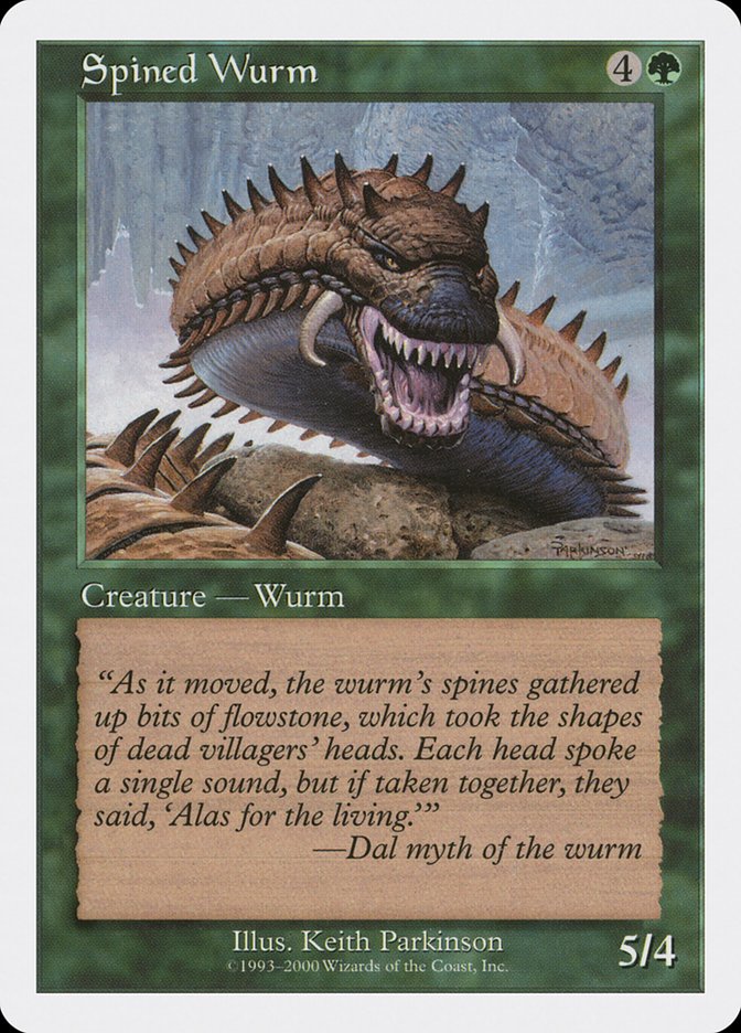 Spined Wurm [Media Promos] | I Want That Stuff Brandon