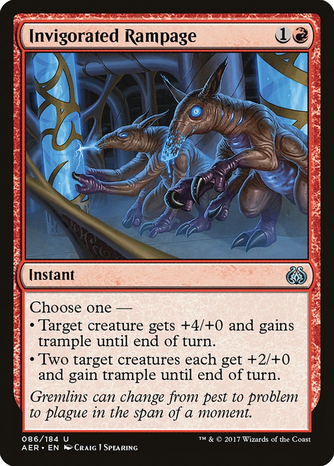 Invigorated Rampage [Aether Revolt] | I Want That Stuff Brandon