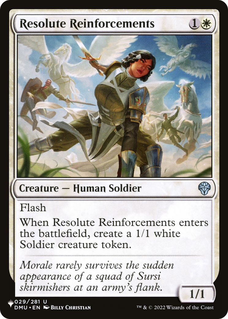 Resolute Reinforcements [The List] | I Want That Stuff Brandon