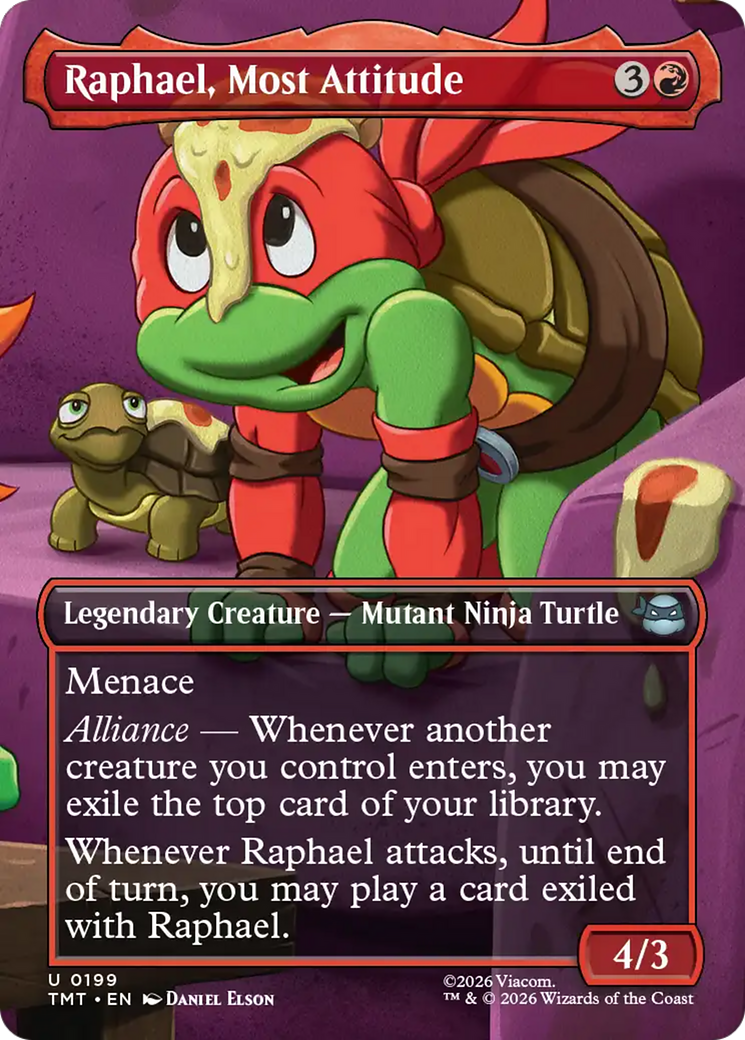 Raphael, Most Attitude (Borderless) [Teenage Mutant Ninja Turtles] | I Want That Stuff Brandon
