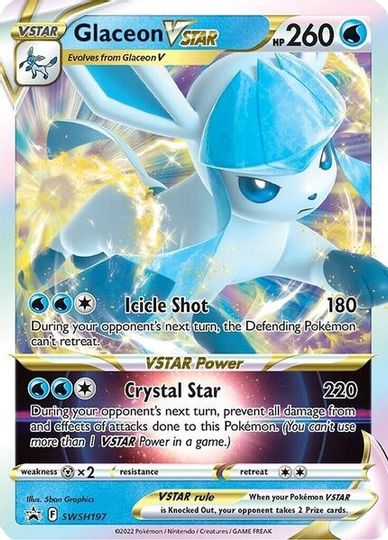 Glaceon VSTAR (SWSH197) [Sword & Shield: Black Star Promos] | I Want That Stuff Brandon