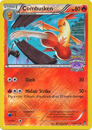 Combusken (13/111) (States Championship Promo) [XY: Furious Fists] | I Want That Stuff Brandon