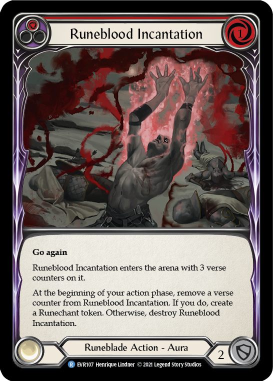 Runeblood Incantation (Red) [EVR107] (Everfest)  1st Edition Normal | I Want That Stuff Brandon