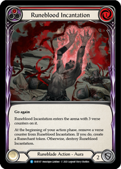 Runeblood Incantation (Red) [EVR107] (Everfest)  1st Edition Rainbow Foil | I Want That Stuff Brandon