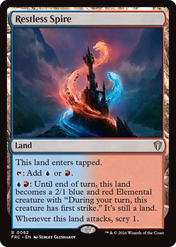 Restless Spire [Reality Fracture Commander] | I Want That Stuff Brandon