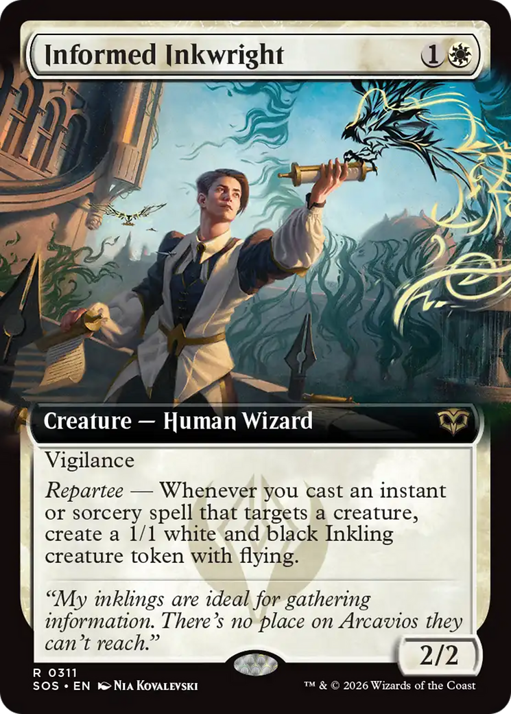 Informed Inkwright (Extended Art) [Secrets of Strixhaven] | I Want That Stuff Brandon