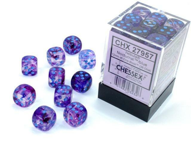 Chessex: 12mm Nebula Dice | I Want That Stuff Brandon