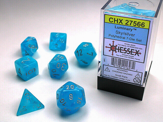 Chessex: Luminary 7-Die Set | I Want That Stuff Brandon