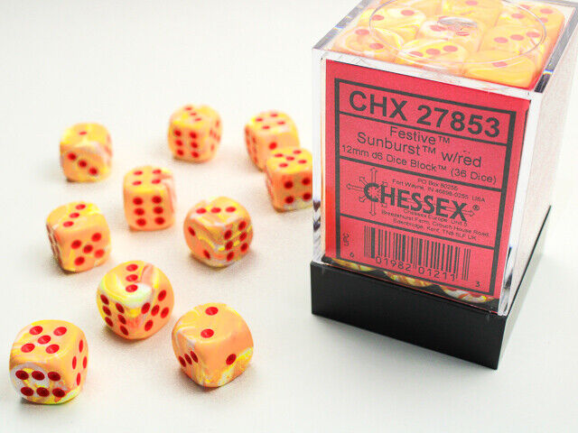 Chessex: 12mm Festive Dice | I Want That Stuff Brandon