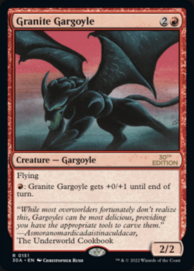 Granite Gargoyle [30th Anniversary Edition] | I Want That Stuff Brandon