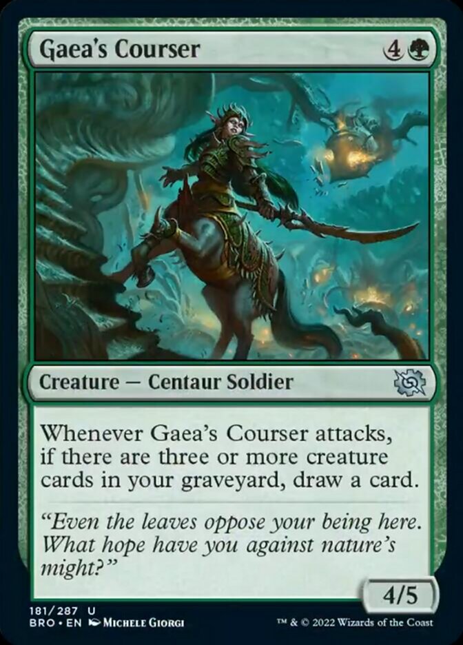 Gaea's Courser [The Brothers' War] | I Want That Stuff Brandon