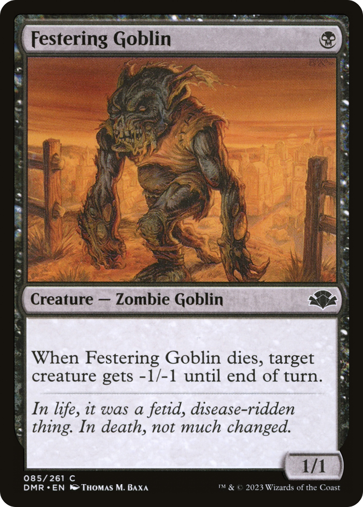 Festering Goblin [Dominaria Remastered] | I Want That Stuff Brandon