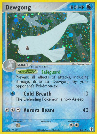 Dewgong (3/112) [EX: FireRed & LeafGreen] | I Want That Stuff Brandon