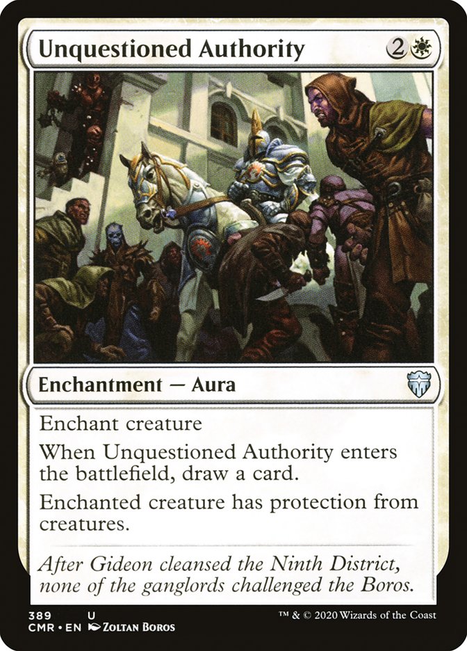 Unquestioned Authority [Commander Legends] | I Want That Stuff Brandon