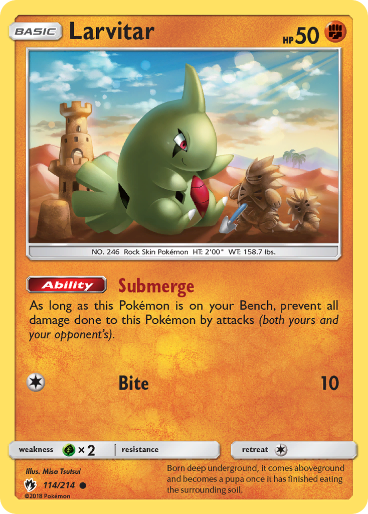 Larvitar (114/214) [Sun & Moon: Lost Thunder] | I Want That Stuff Brandon