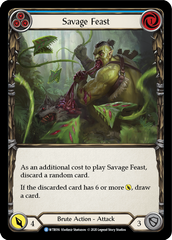 Savage Feast (Blue) [WTR016] Unlimited Edition Normal | I Want That Stuff Brandon