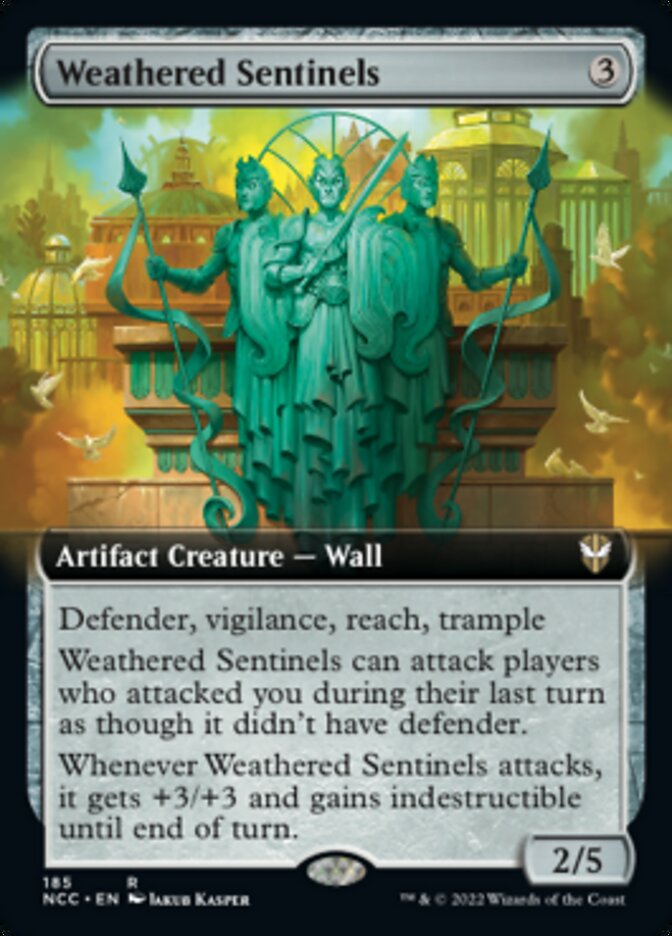 Weathered Sentinels (Extended Art) [Streets of New Capenna Commander] | I Want That Stuff Brandon