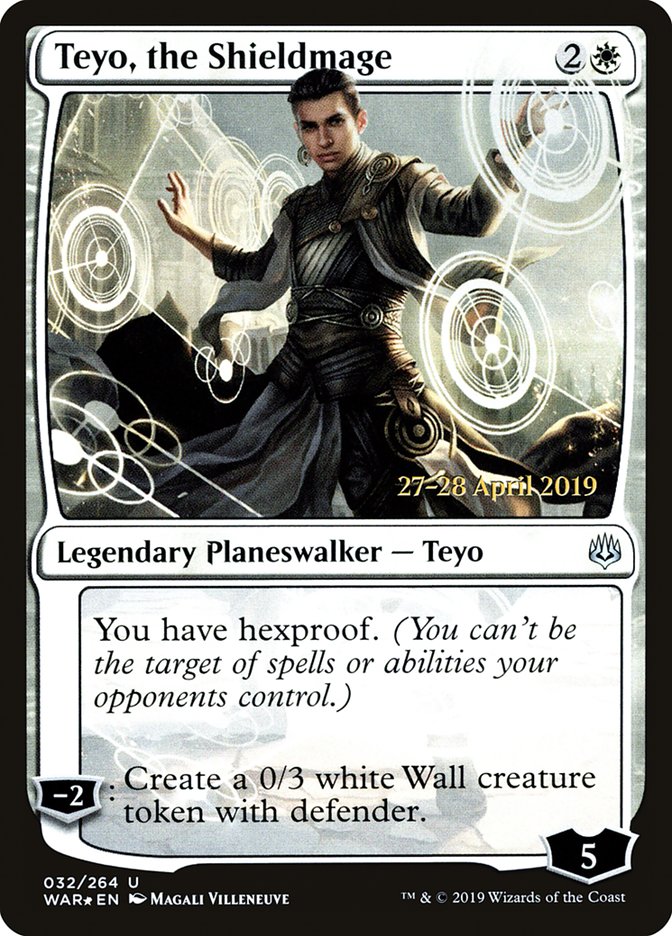 Teyo, the Shieldmage [War of the Spark Prerelease Promos] | I Want That Stuff Brandon