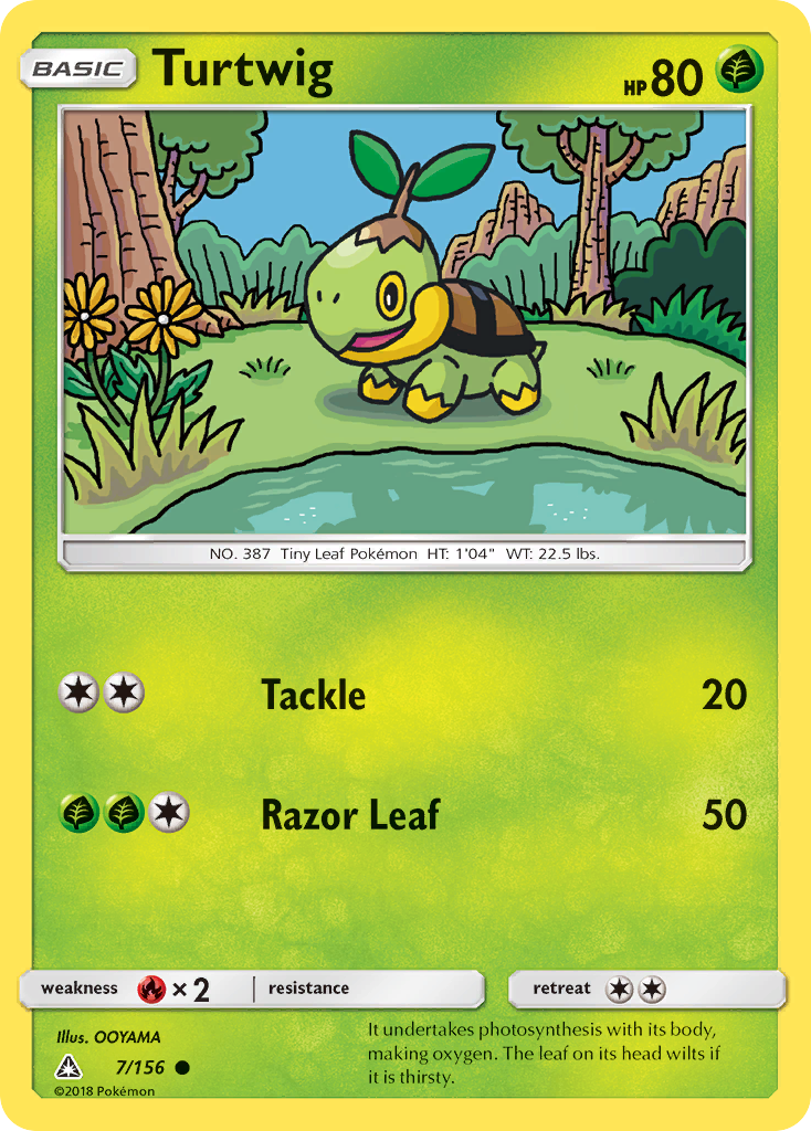 Turtwig (7/156) [Sun & Moon: Ultra Prism] | I Want That Stuff Brandon