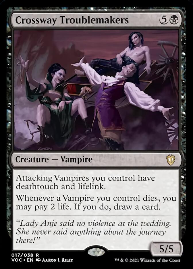 Crossway Troublemakers [Innistrad: Crimson Vow Commander] | I Want That Stuff Brandon