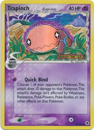 Trapinch (69/101) (Delta Species) (Stamped) [EX: Dragon Frontiers] | I Want That Stuff Brandon