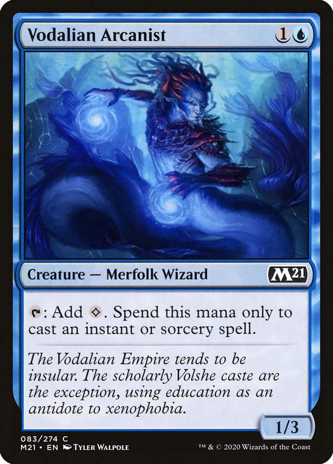 Vodalian Arcanist [Core Set 2021] | I Want That Stuff Brandon