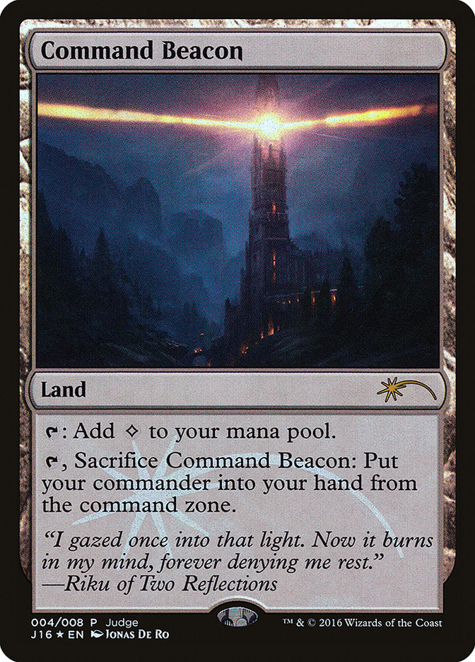 Command Beacon [Judge Gift Cards 2016] | I Want That Stuff Brandon