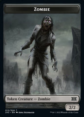 Zombie // Spirit (008) Double-Sided Token [Double Masters 2022 Tokens] | I Want That Stuff Brandon