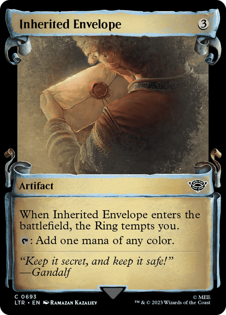 Inherited Envelope [The Lord of the Rings: Tales of Middle-Earth Showcase Scrolls] | I Want That Stuff Brandon