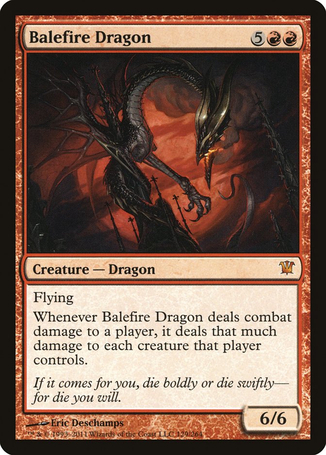 Balefire Dragon [Innistrad] | I Want That Stuff Brandon